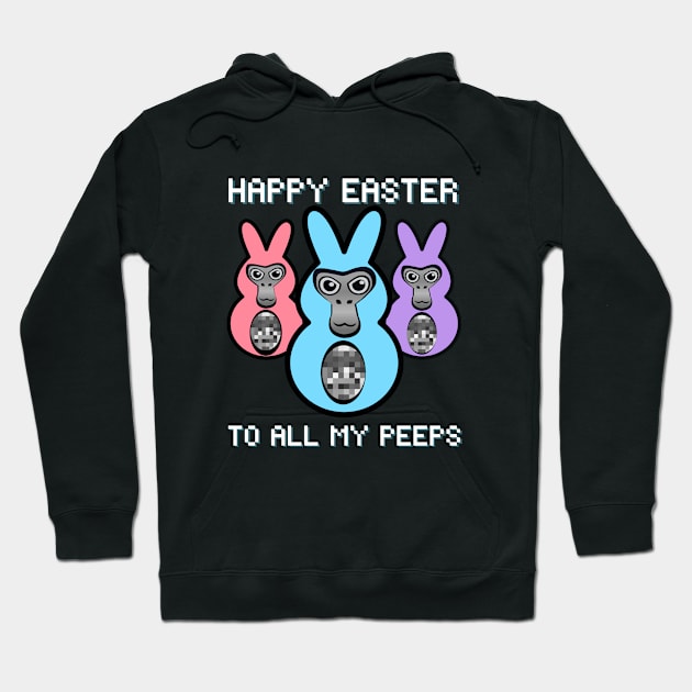 Gorilla Tag Easter Shirt Funny Monke Meme Hoodie by gts